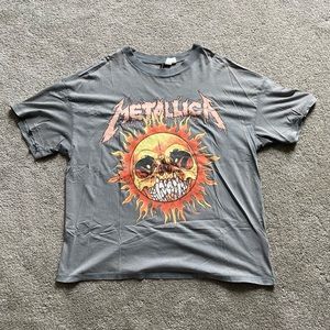 H&M oversized Metallica t shirt